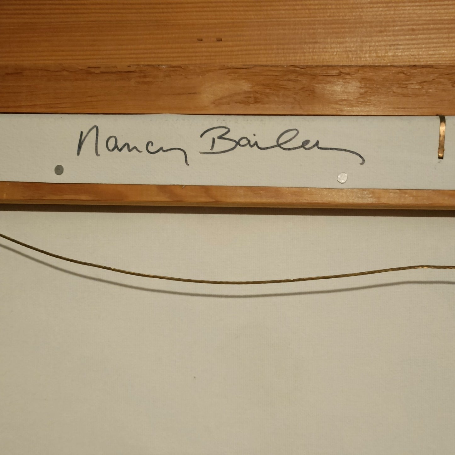 NANCY BAILEY (1913-2012) Framed Original Oil on Canvas "Ropes & Things"