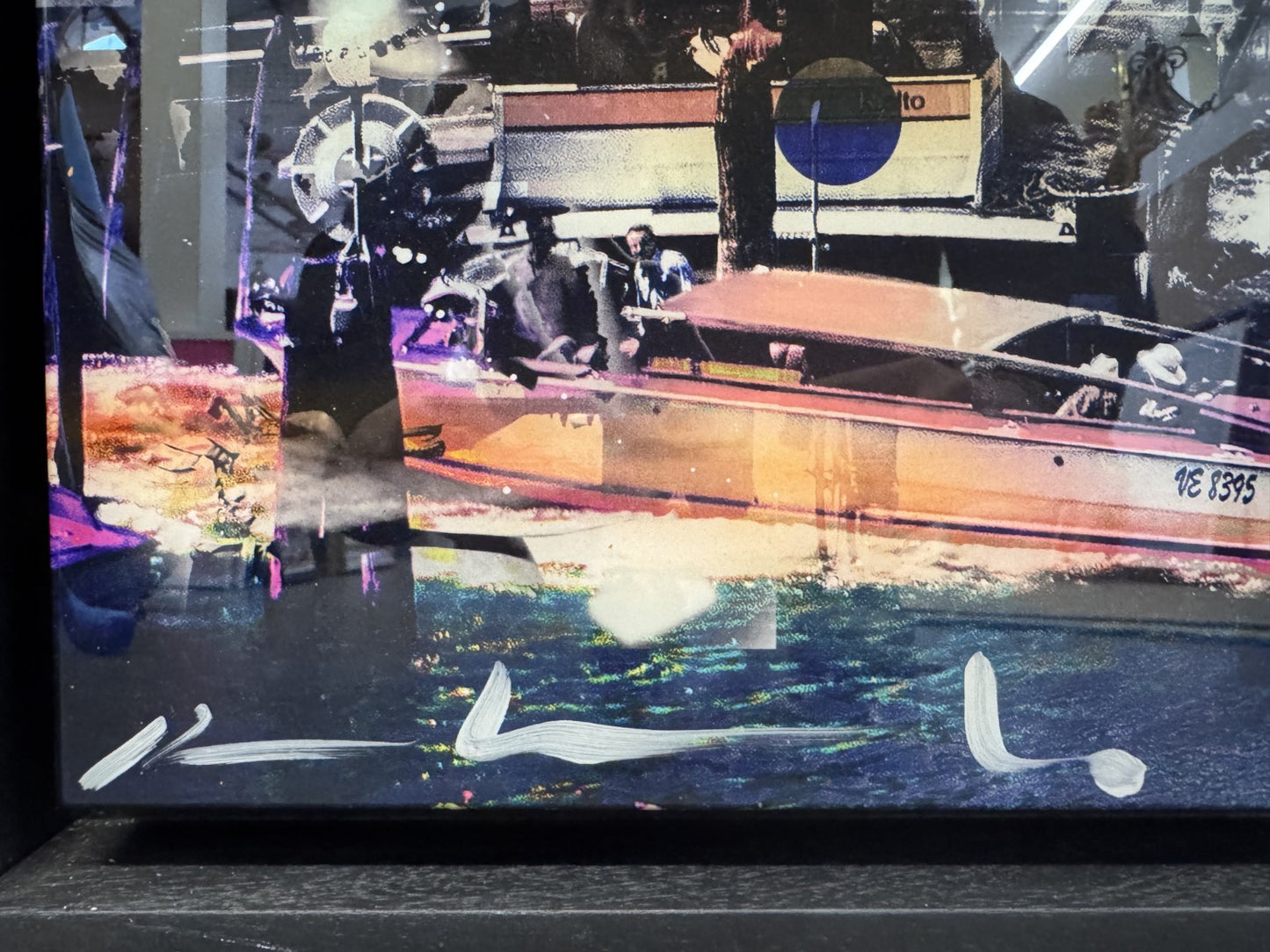 PACO RAPHAEL Framed, Signed Original Mixed Media "Bella Venezia"