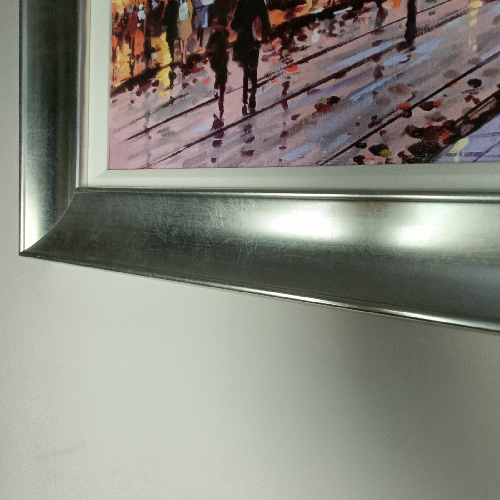 HENDERSON CISZ signed framed limited edition print of Market Street in San Francisco, numbered 10 of 195, by Curated Treasures