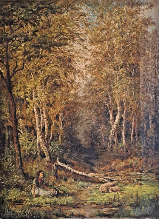 WILLEM OPPENOORTH  ( 1847 - 1905 ) Dutch Original Oil on Canvas