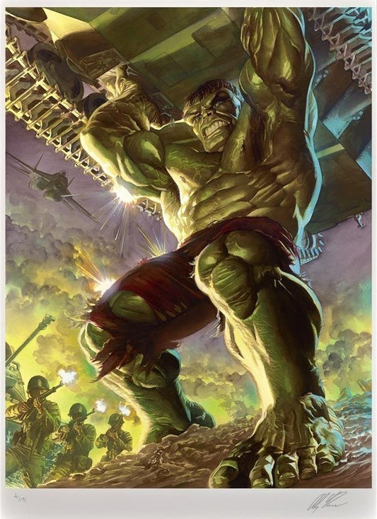 ALEX ROSS Signed Limited Edition Print - Marvel Comics "Immortal Hulk" 26/195