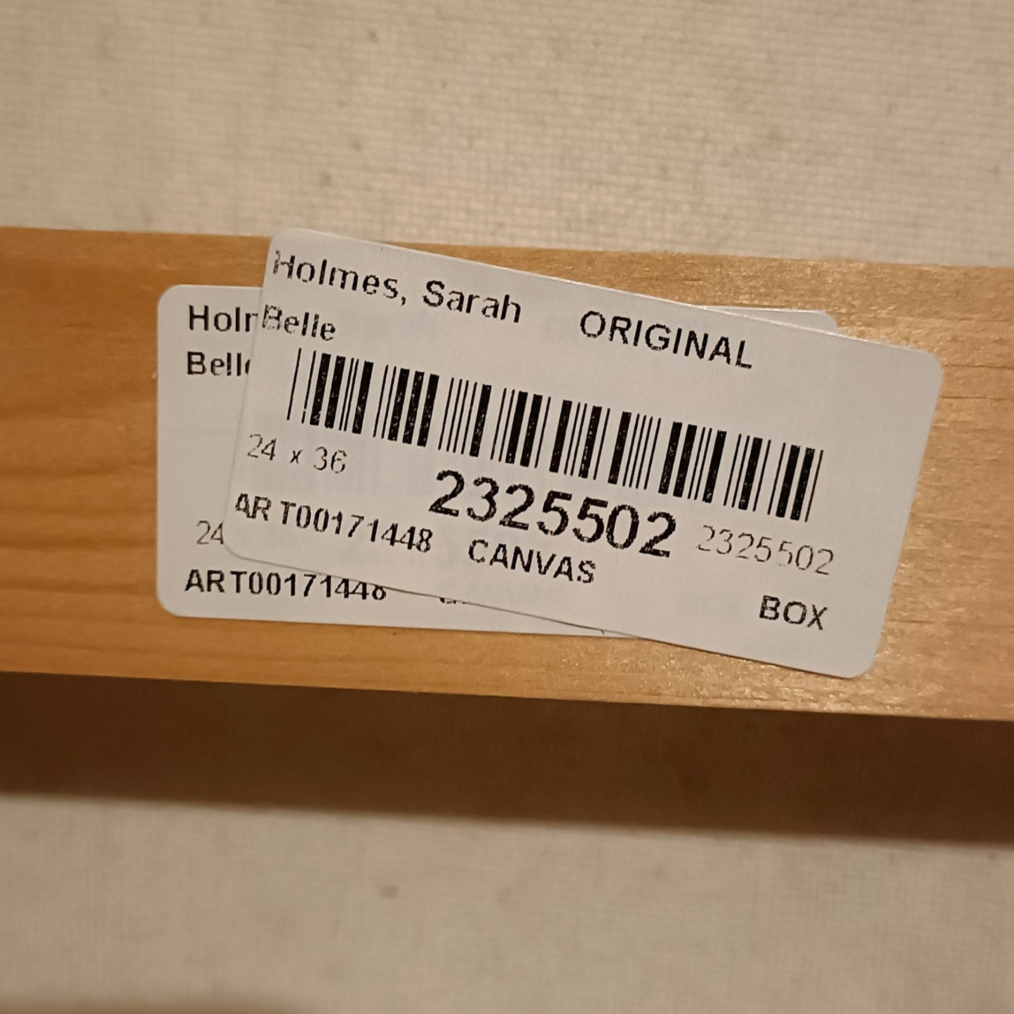 SARAH HOLMES Large Original Oil Painting on Canvas "Belle"