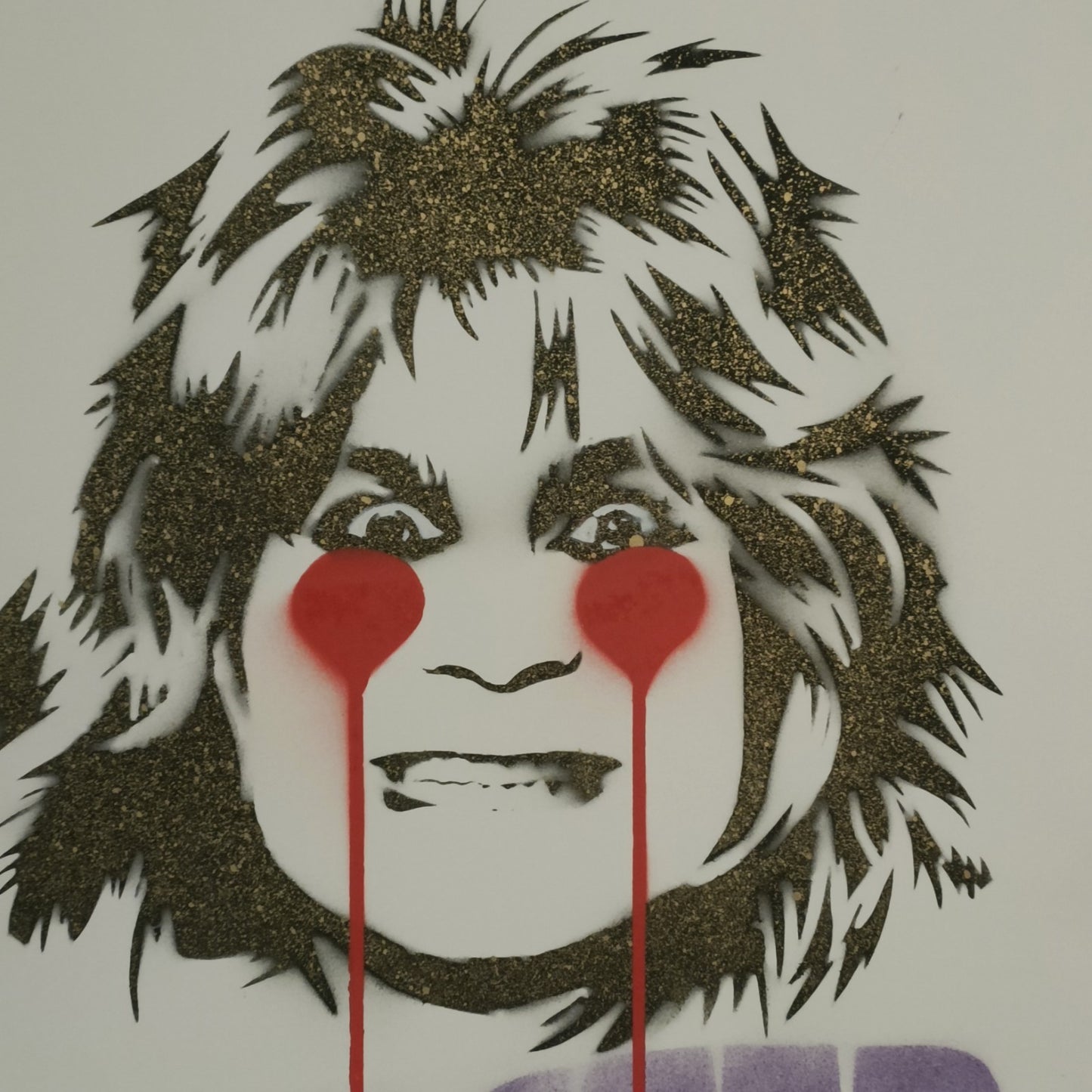 PURE EVIL Signed Art Car Boot Fair Ozzy Osbourne Master of Reality 1/1