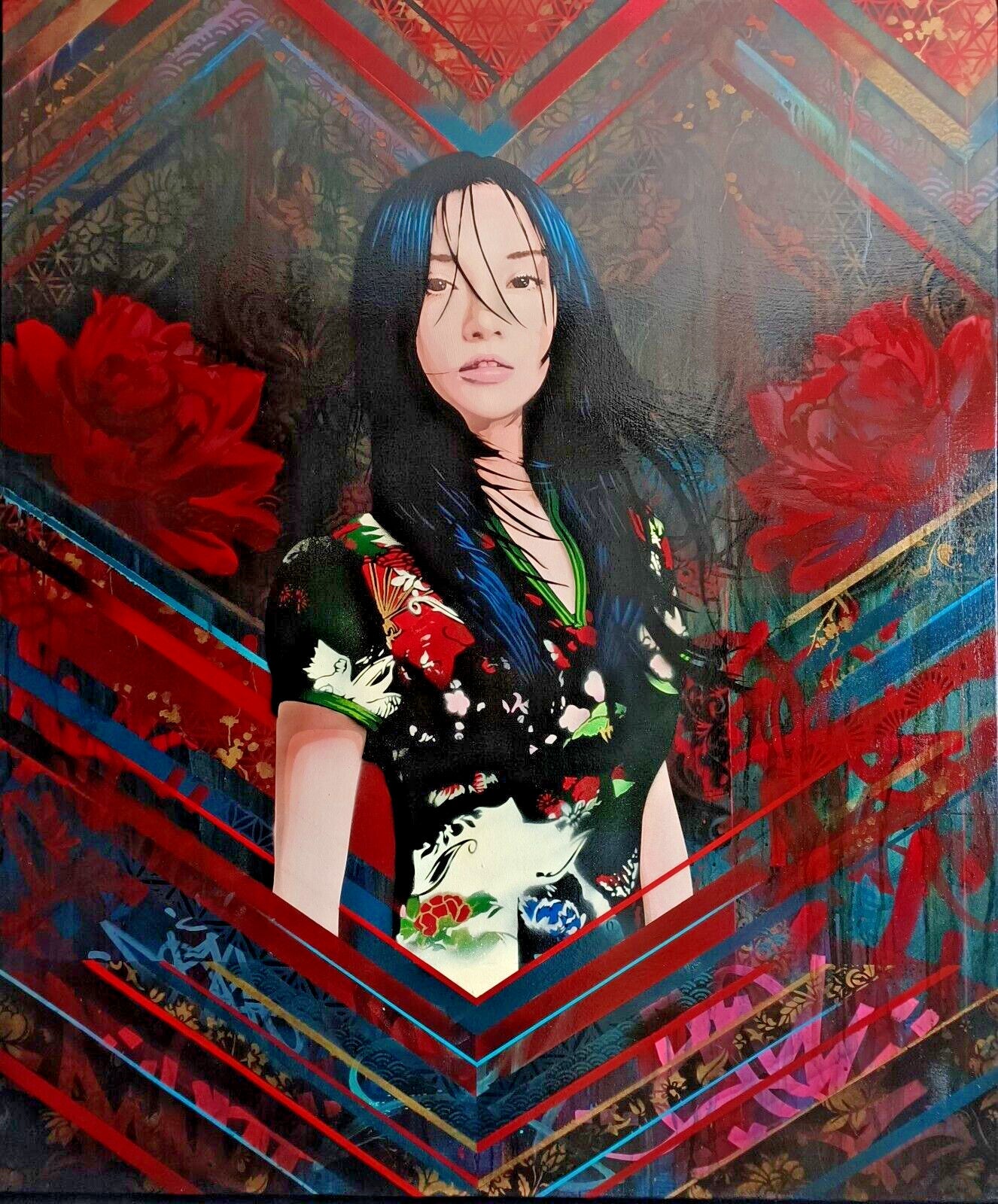 TROIKA Original Mixed Media on Canvas, "Authentic"