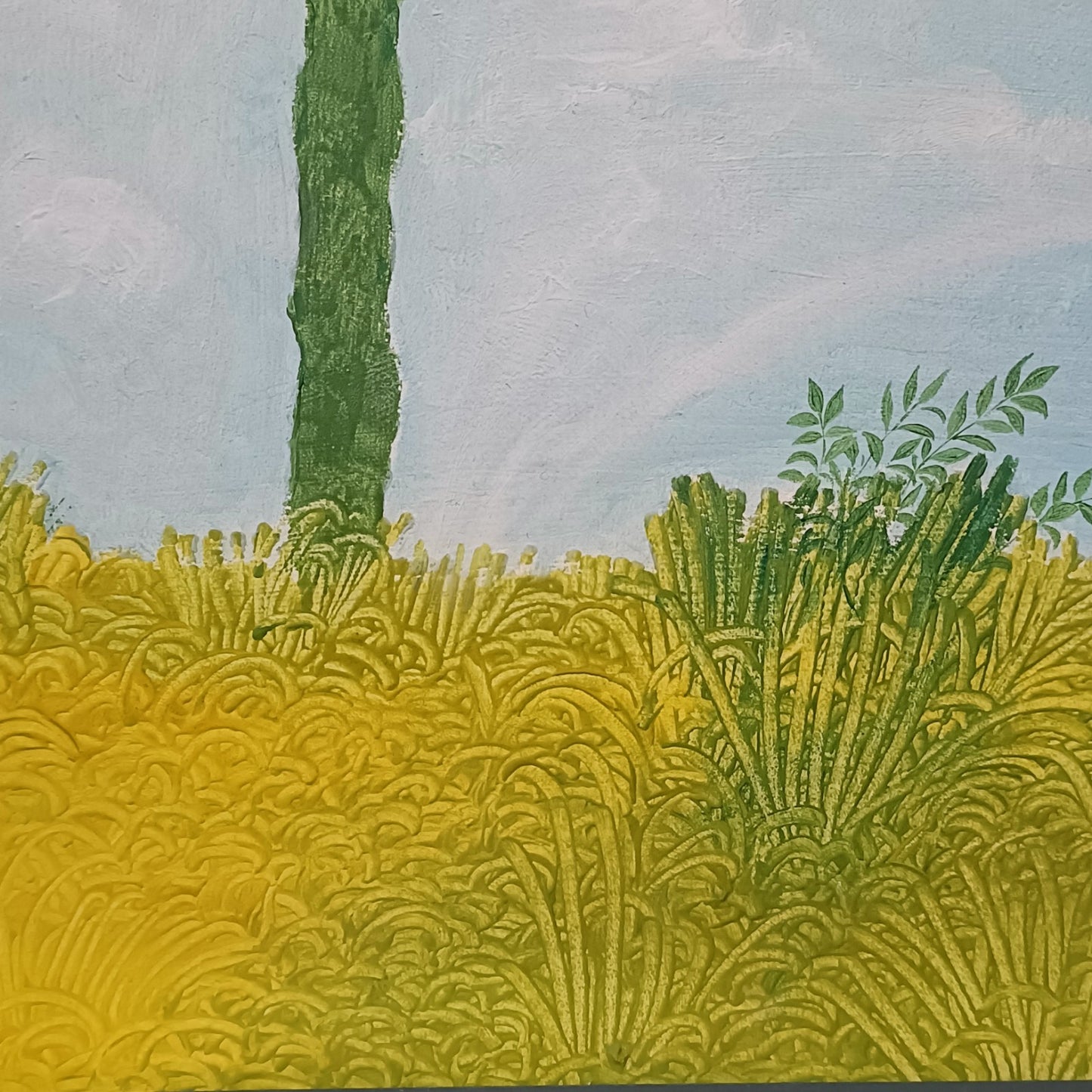 LEWIS MITCHELL (b.1938) Original Oil painting on Board "Two Trees"