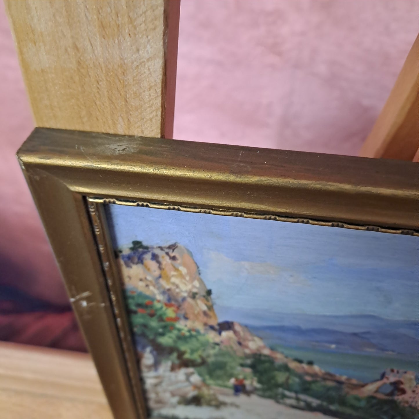GUSTAVE LINO (1893 — 1961) Original Oil Painting "Capri"