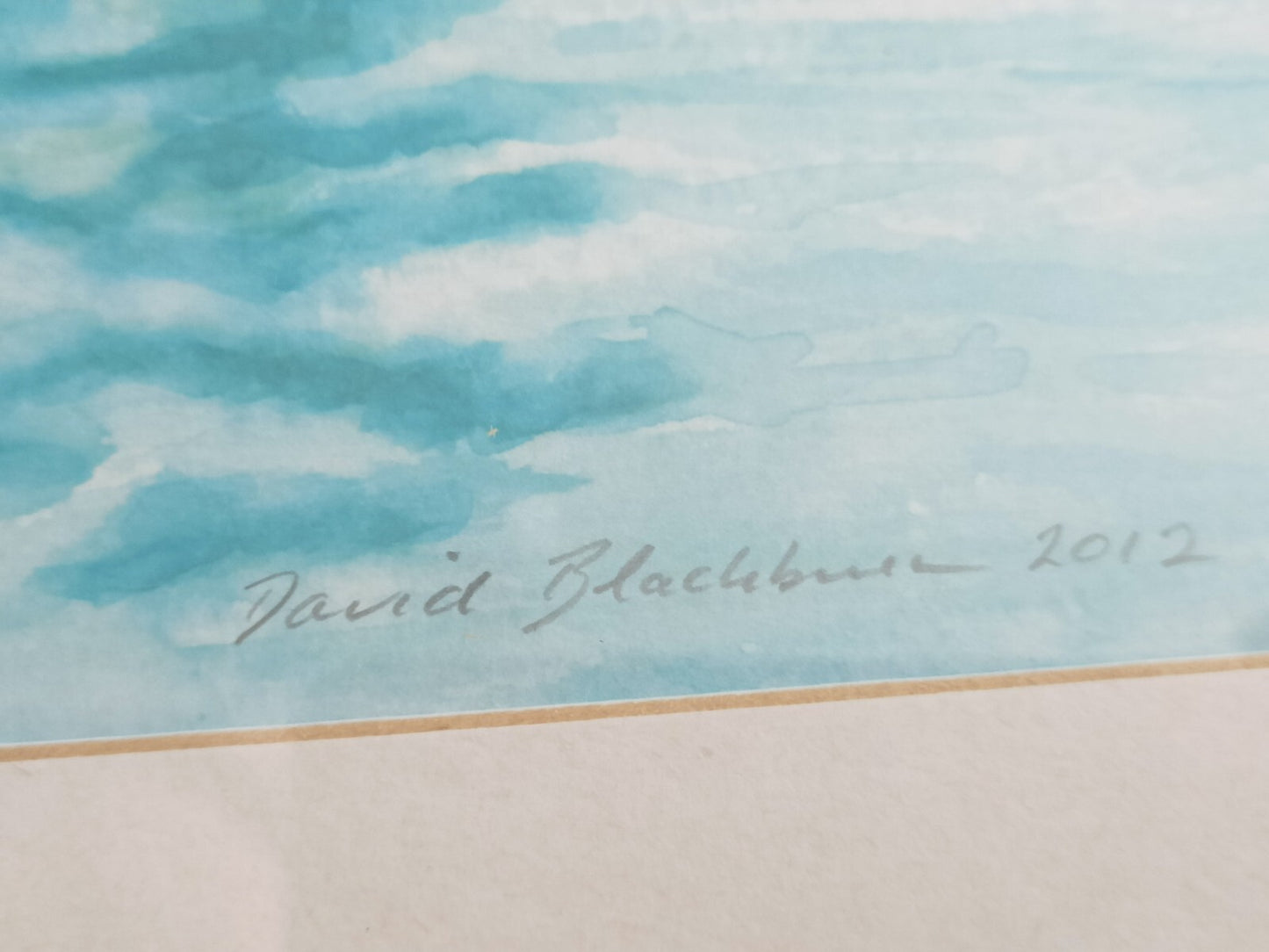 DAVID BLACKBURN Watercolour Limited edition print 1/6 "Impressions of Malta"