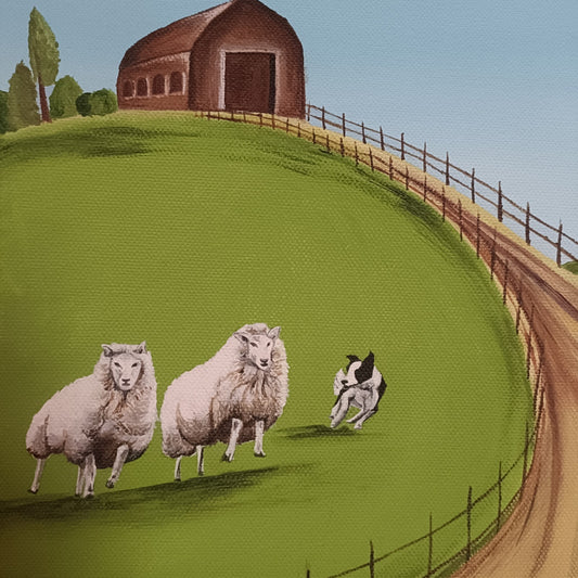 Signed Limited Edition Print "Red Tractor"