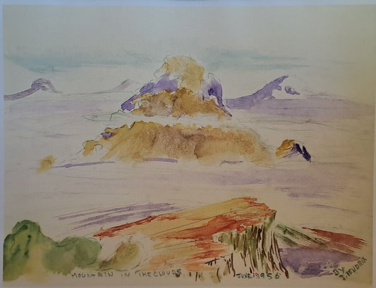 JIMI HENDRIX Limited Edition Print "Mountain in the Clouds"