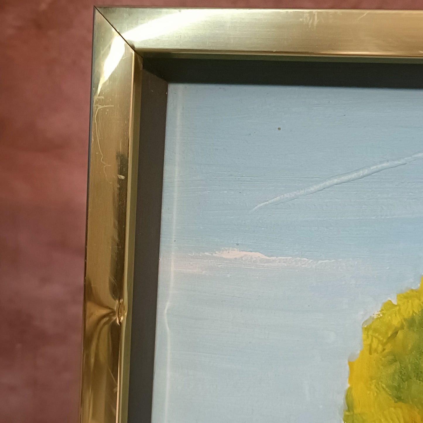 LEWIS MITCHELL (b.1938) Original Oil painting on Board "Two Trees"