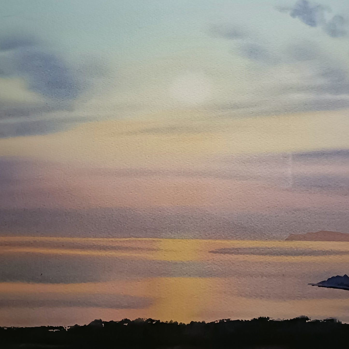 JIM RIDOUT Original Watercolour painting “Cavalaire/Levant"