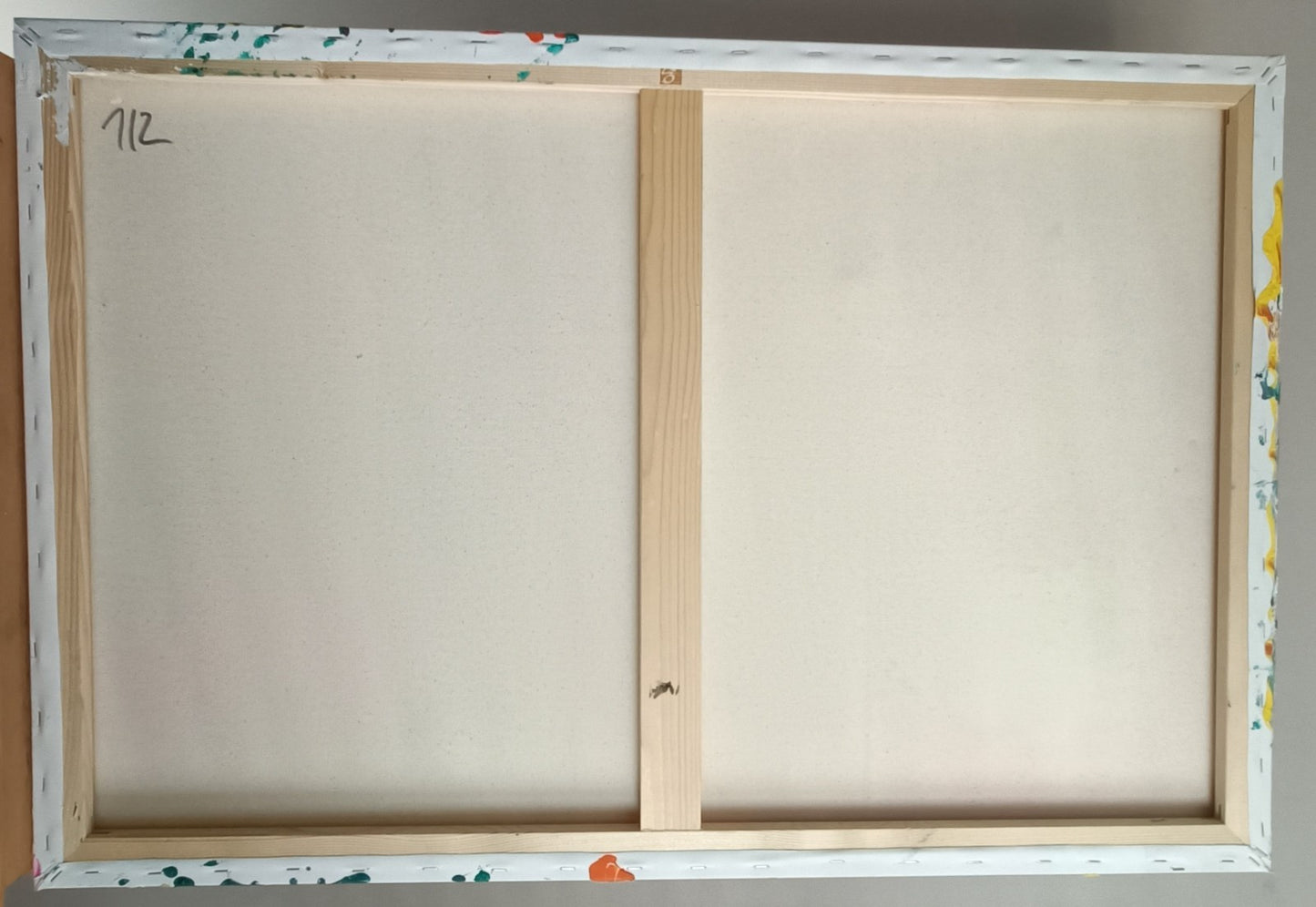 Signed original abstract diptych paintings titled "Pink Mountains" by Curated Treasures, featuring vibrant pink mountain scenes.