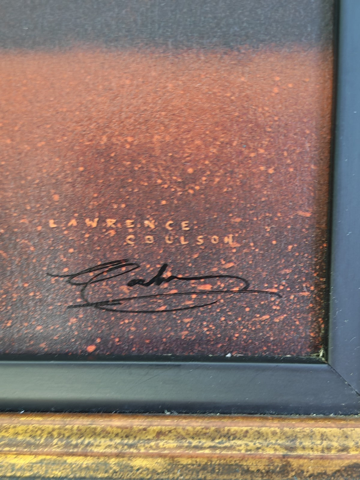 LAURENCE COULSON Framed Signed Limited Edition “The Witching Hour” 16/150