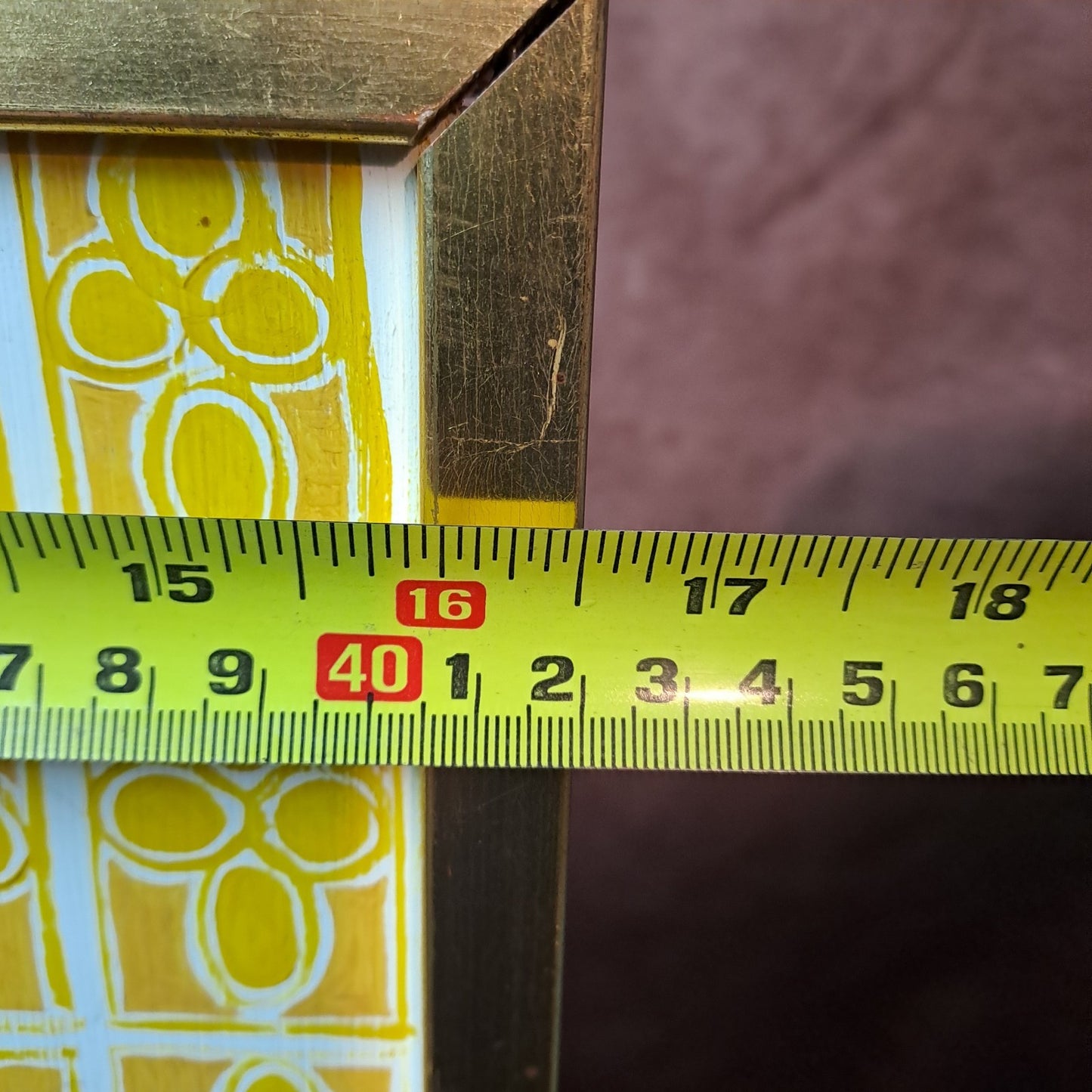 LEWIS MITCHELL (b.1938) Original Oil on Board "Yellow Flowers"