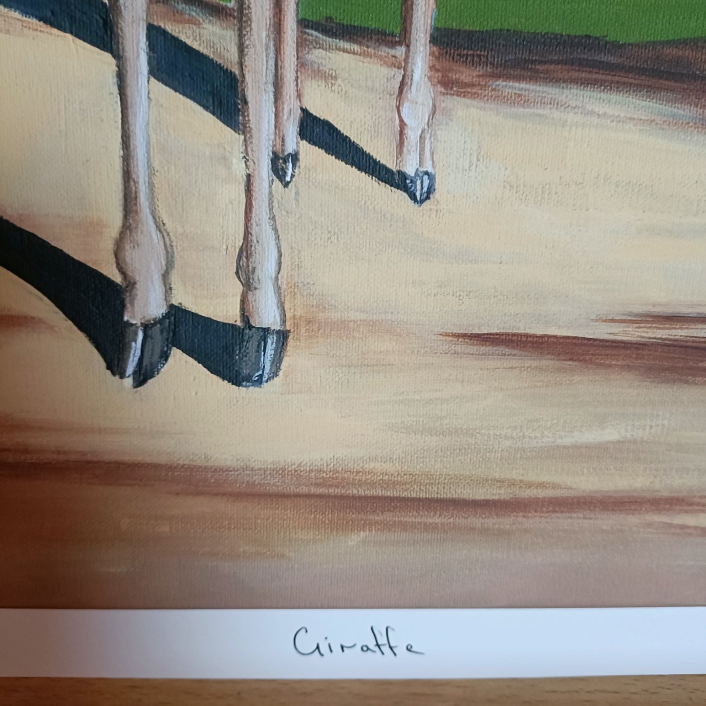 Signed Limited Edition Print "Giraffe"