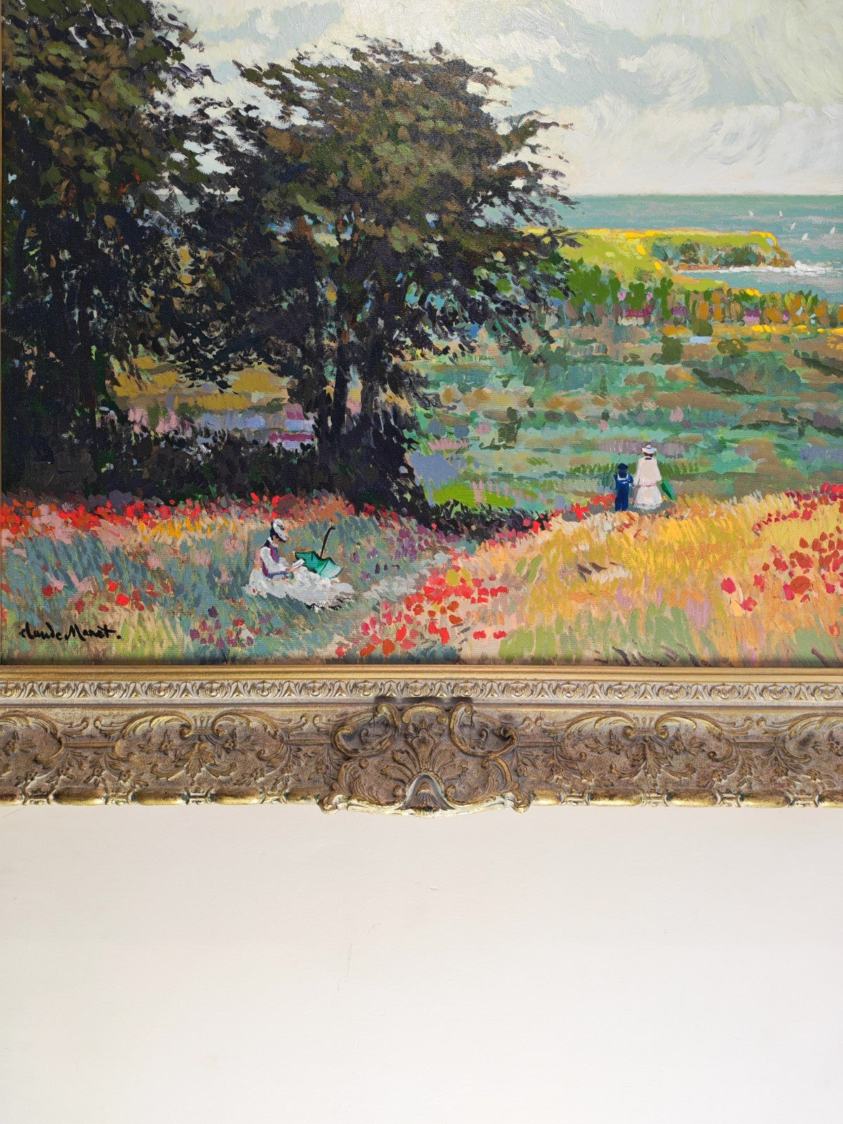 JOHN MYATT (AFTER CLAUDE MONET) Ltd Edition Print “The Coast Beyond Trouville"
