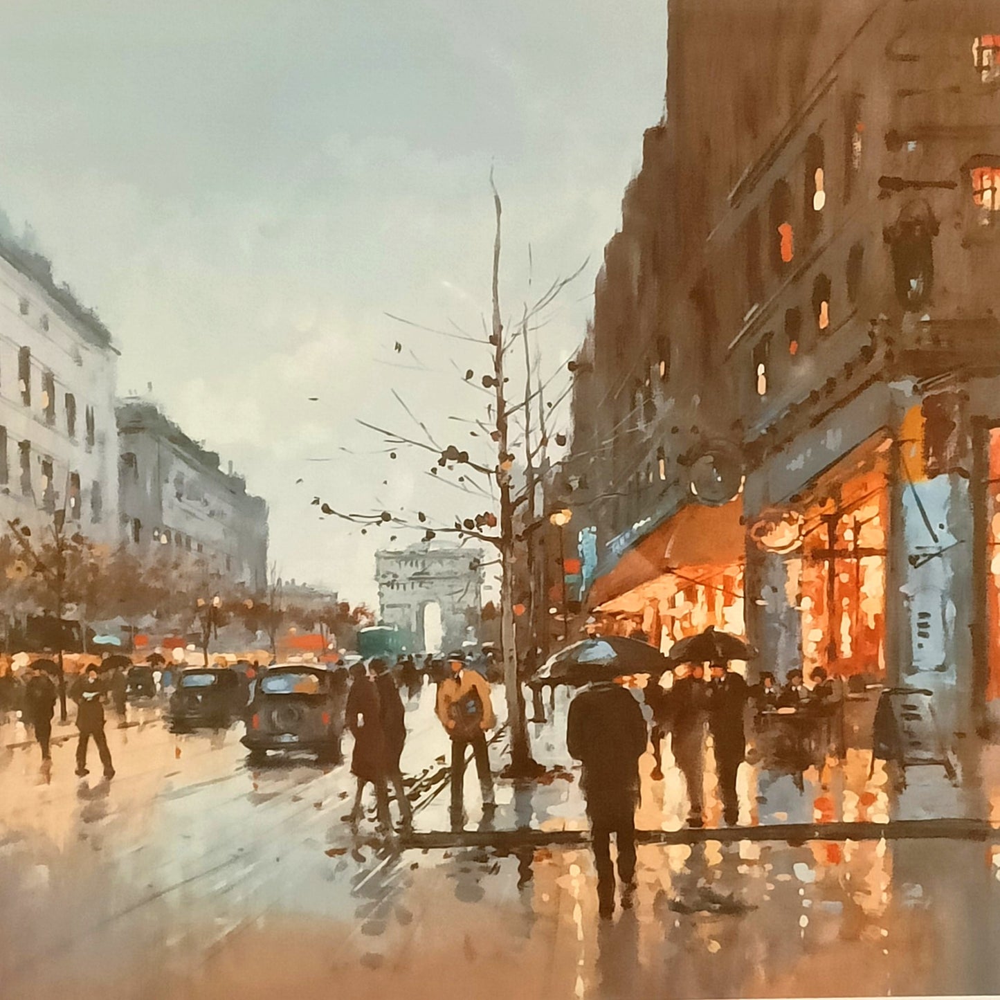 HENDERSON CISZ Signed Limited Edition Print "Champs Elysees" 124/295