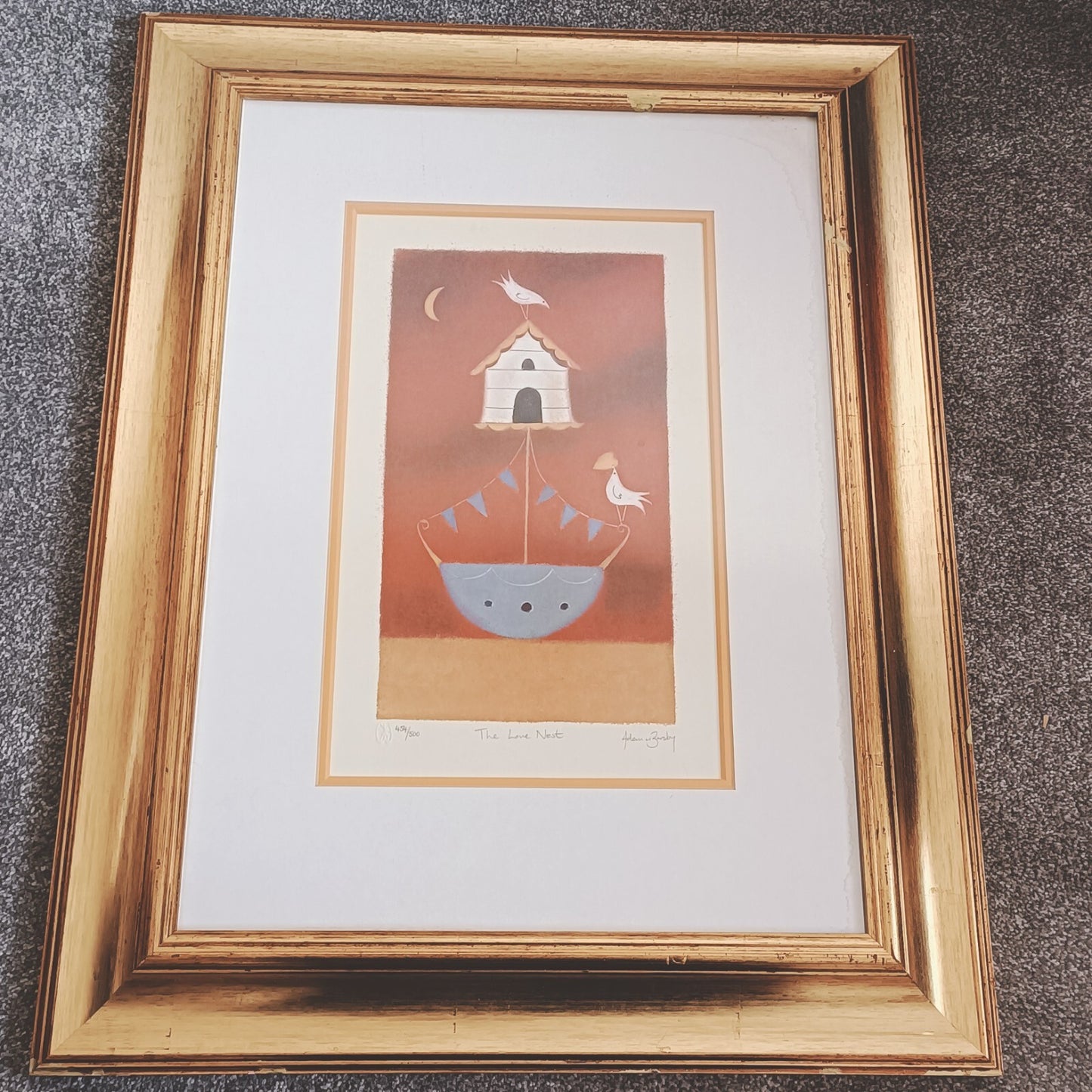 ADAM BARSBY Limited edition signed print "The Love Nest" 454/500