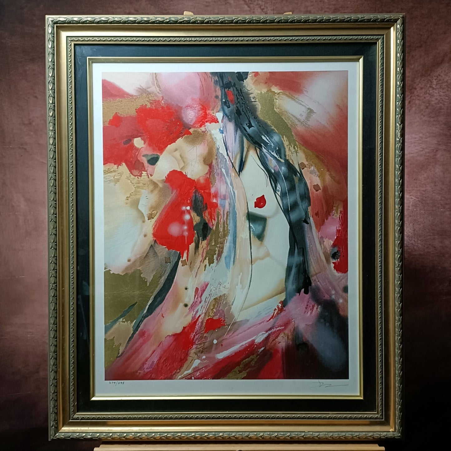 A Pair of Beautiful Abstract Females - Signed Limited Edition Print
