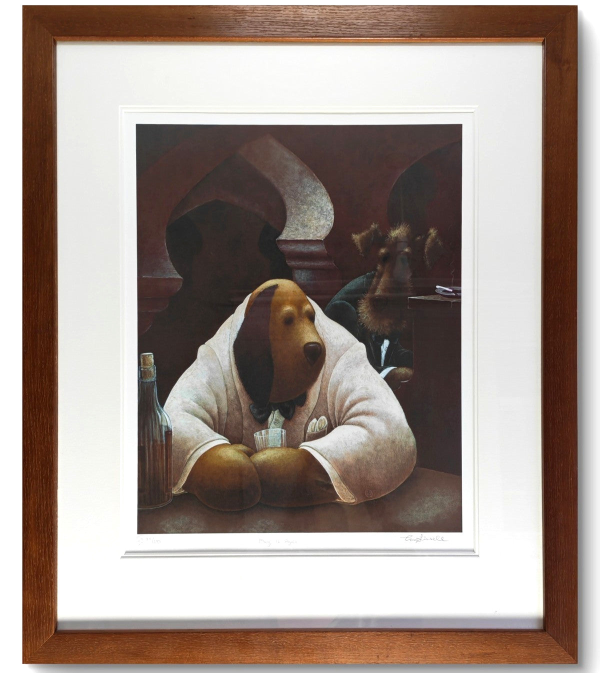 TONY LINSELL Signed Framed Limited Edition Print "Play It Again" 25/295