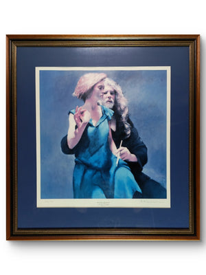 ROBERT LENKIEWICZ Signed Framed Limited Edition "Bella with the Painter" 272/550