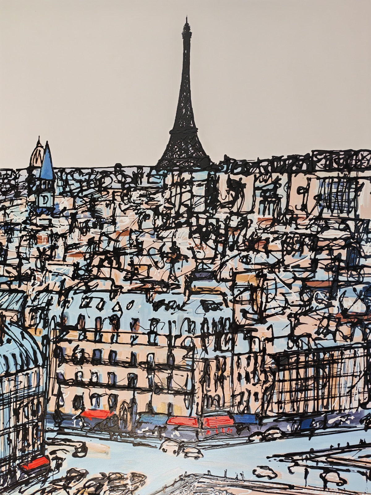 PAUL KENTON Signed Limited Edition Boxed Canvas “Vue Parisienne” 40/150