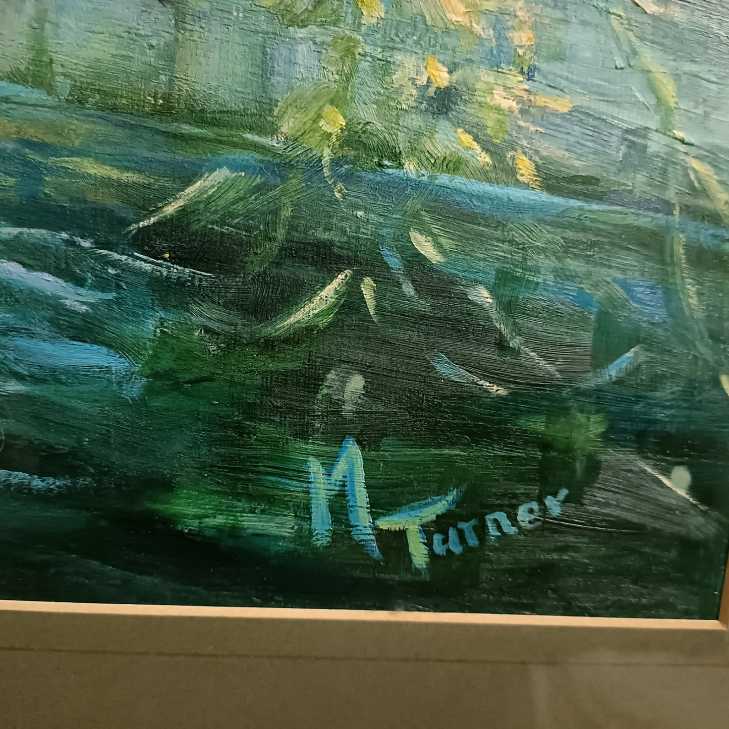 MAUREEN TURNER Signed Original Oil Painting on Board "High Summer"