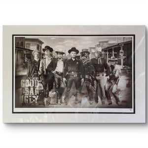JJ ADAMS Signed Limited Edition Print "The Good, The Bad & The Ugly" 88/95