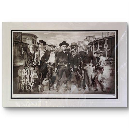 JJ ADAMS Signed Limited Edition Print "The Good, The Bad & The Ugly" 88/95