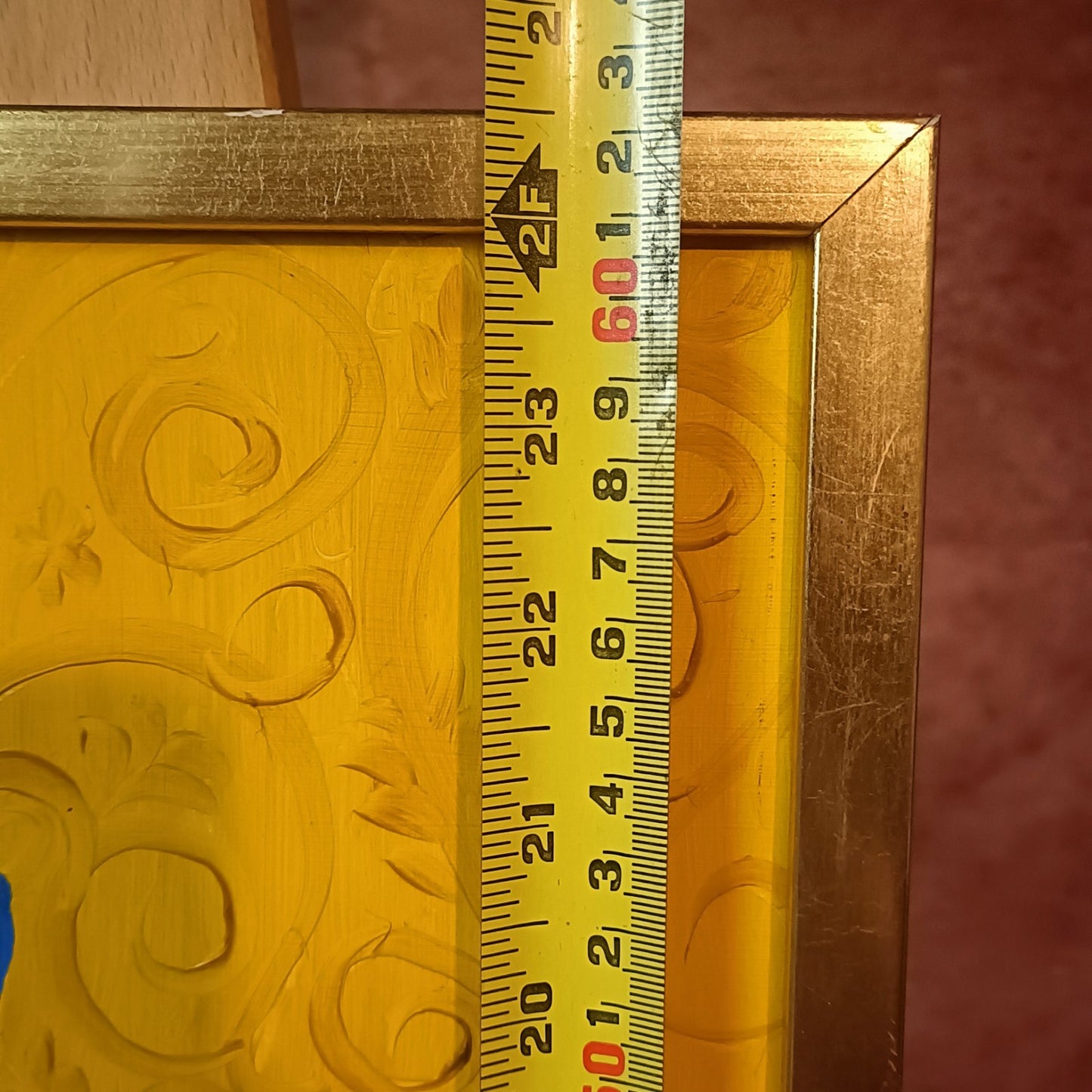 LEWIS MITCHELL (b.1938) Original Oil Painting on Board "Pauline's Flowers"