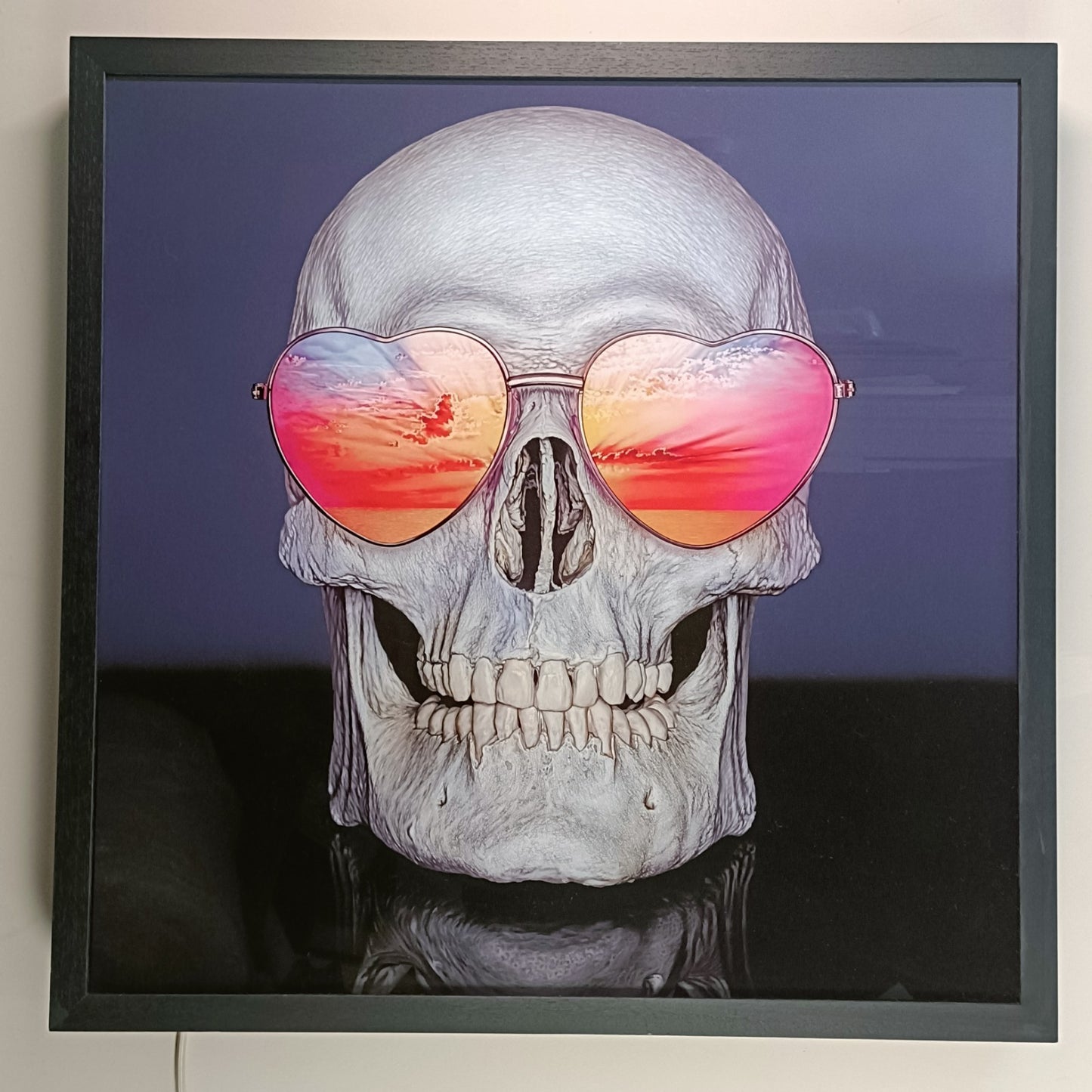 Limited edition Christopher Green "Daydreamer" lightbox by Curated Treasures, featuring illuminated artwork with vibrant colors.