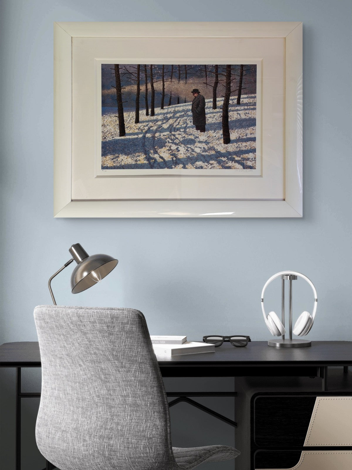 MARK EDWARDS (b.1967) Framed Signed Giclée “The Man with the Balloon” 82/150