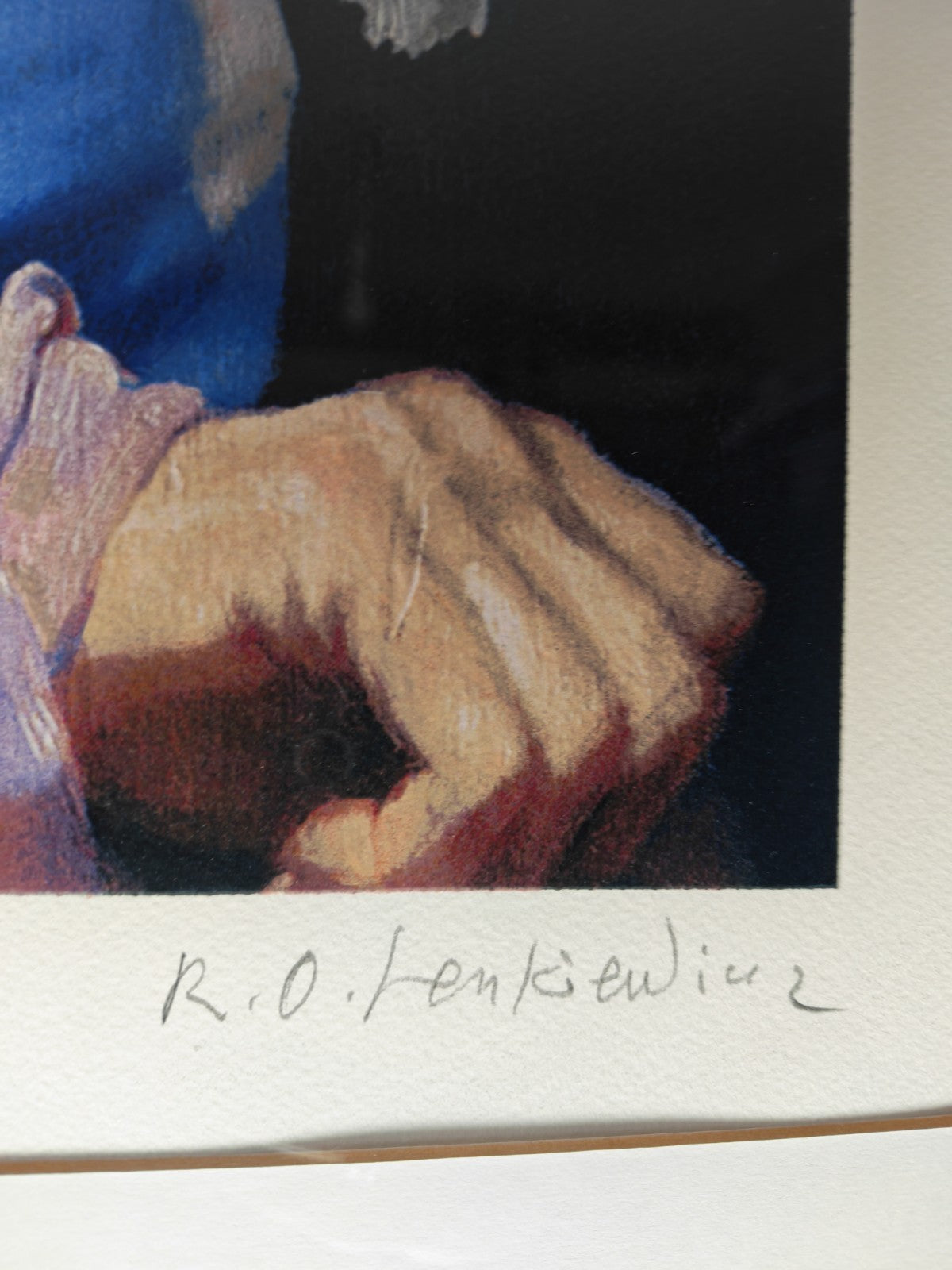 ROBERT LENKIEWICZ "Paper Crowns aka The Painter With Mary" Signed Limited Edition 134/250