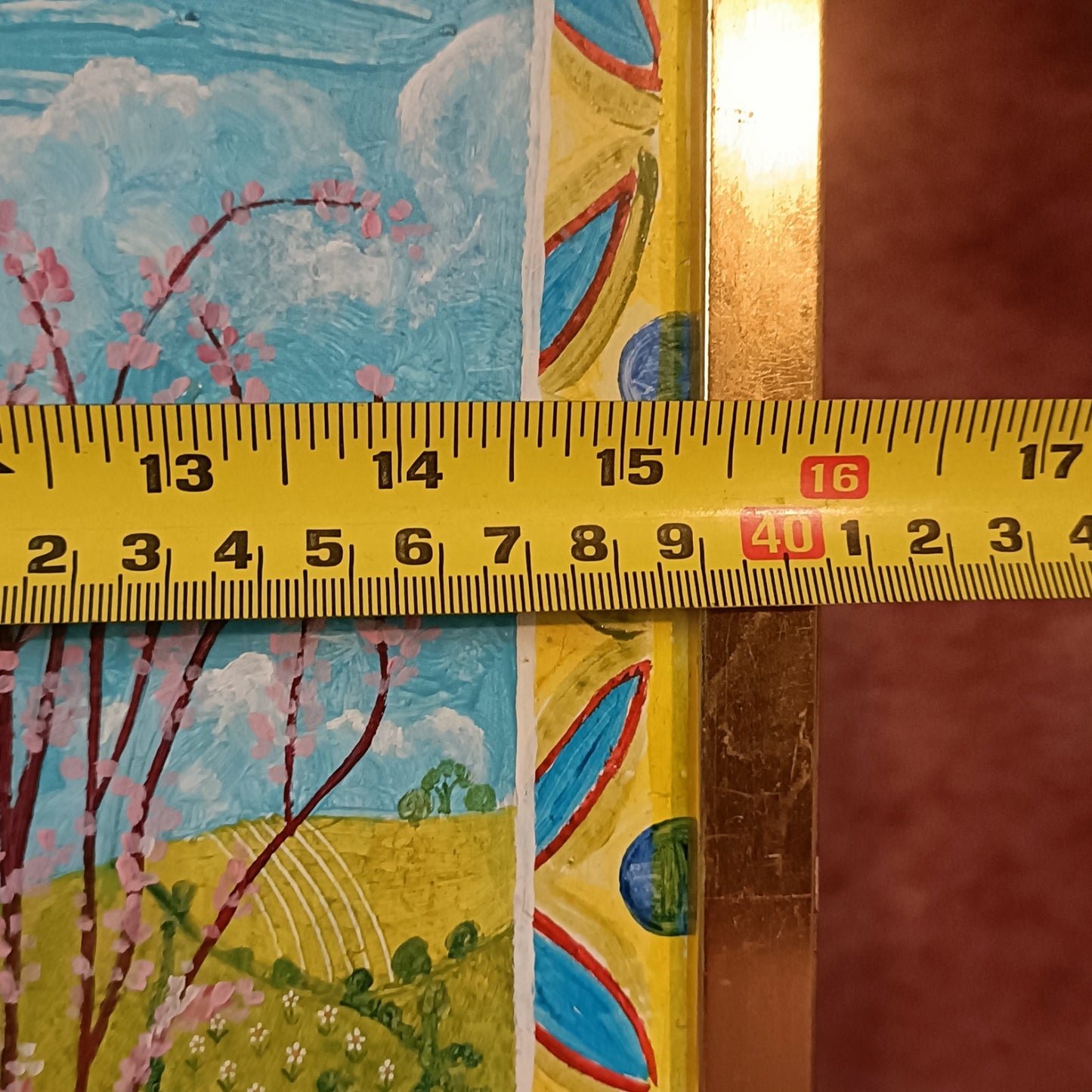 LEWIS MITCHELL (b.1938) Original Oil painting on Board "Monica's Flowers"