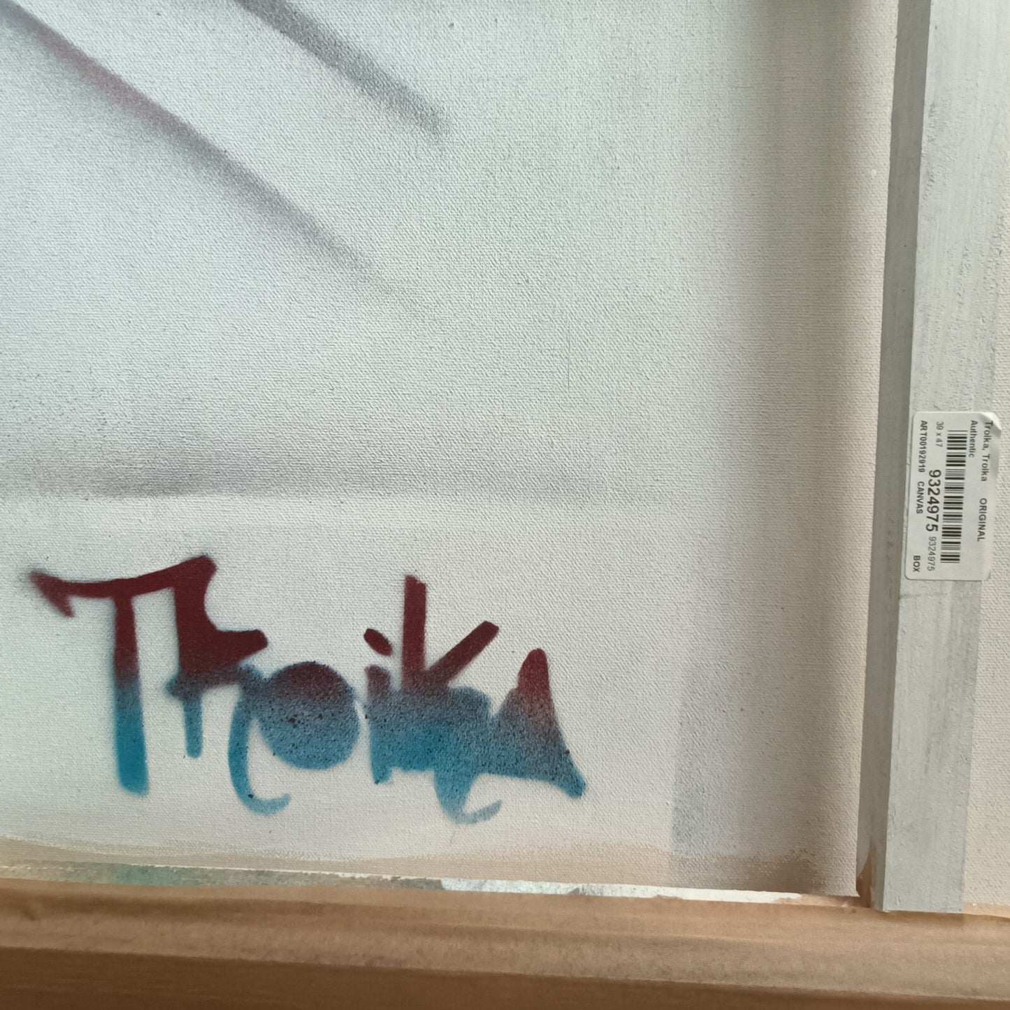 TROIKA Original Mixed Media on Canvas, "Authentic"