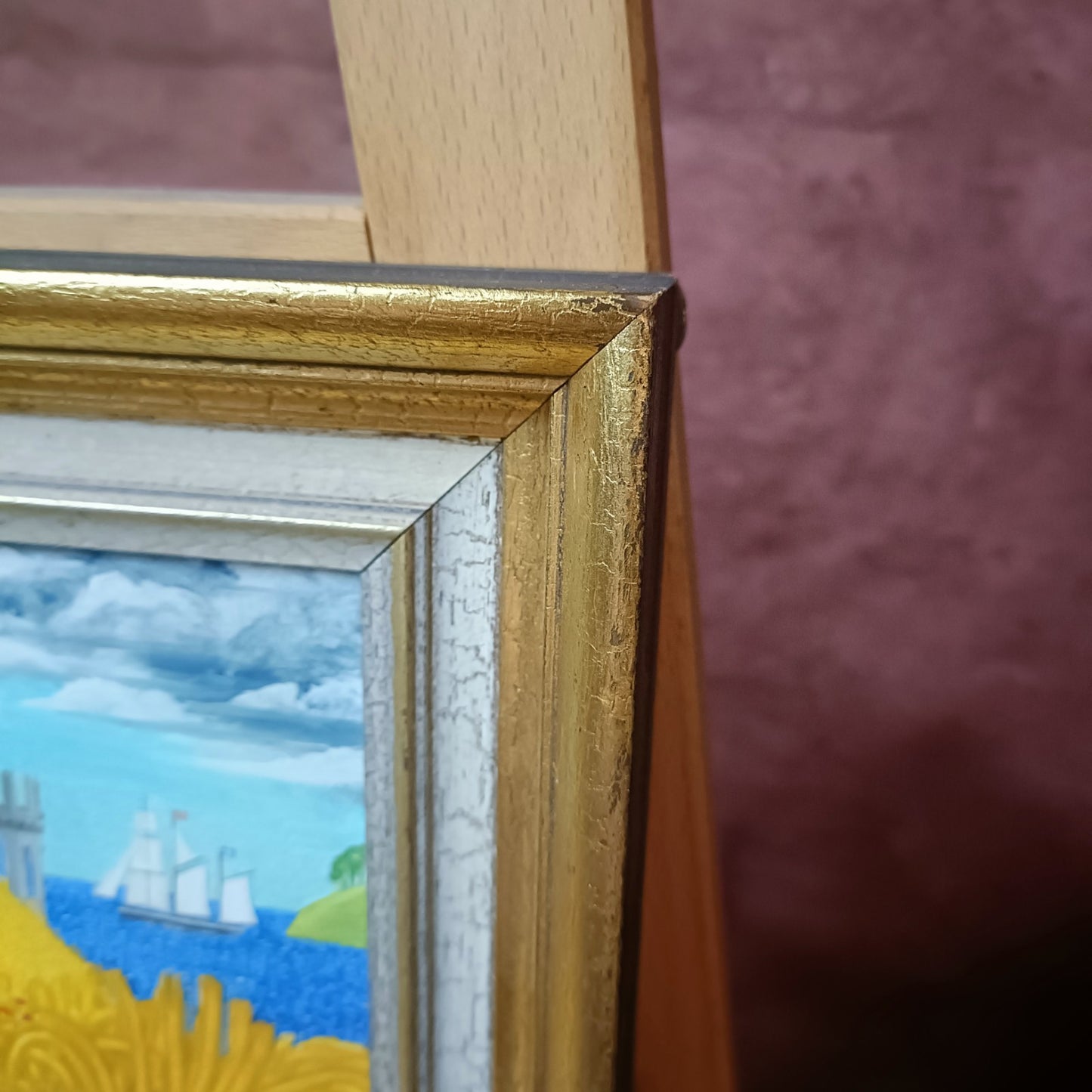 LEWIS MITCHELL (b.1938) Original Oil Painting on Board "No. 183"