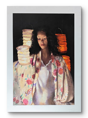 ROBERT LENKIEWICZ "Anna With Paper Lanterns" Signed Limited Edition  31/500