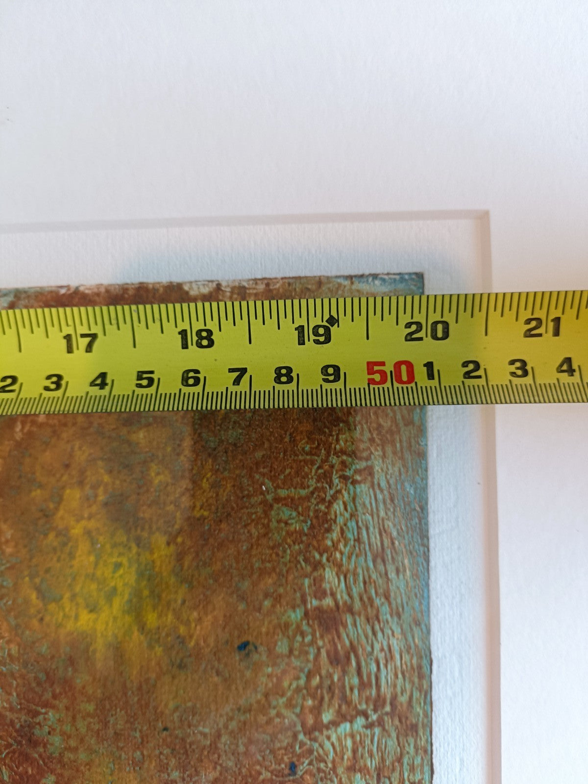CELIA NANCARROW Signed Original Collagraph Abstract art "Inextinguishable I"