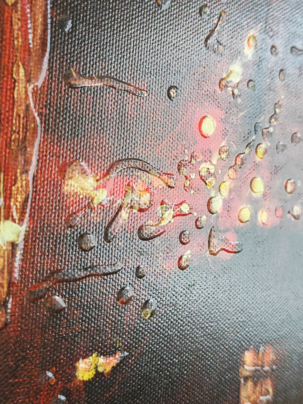 LESLEY ANNE DERKS (1977) Large Limited Edition Canvas "City of tiny lights" 24/95