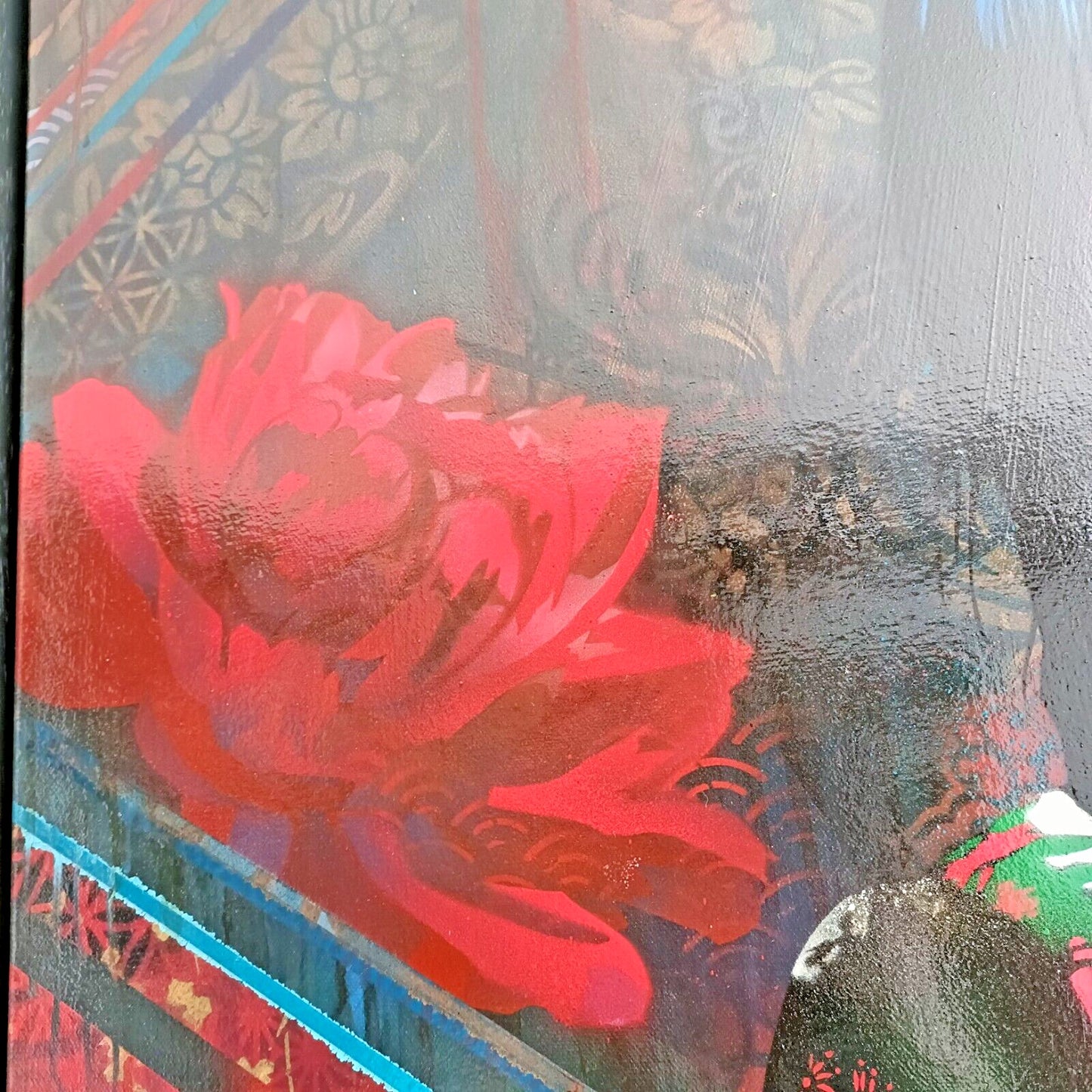 TROIKA Original Mixed Media on Canvas, "Authentic"