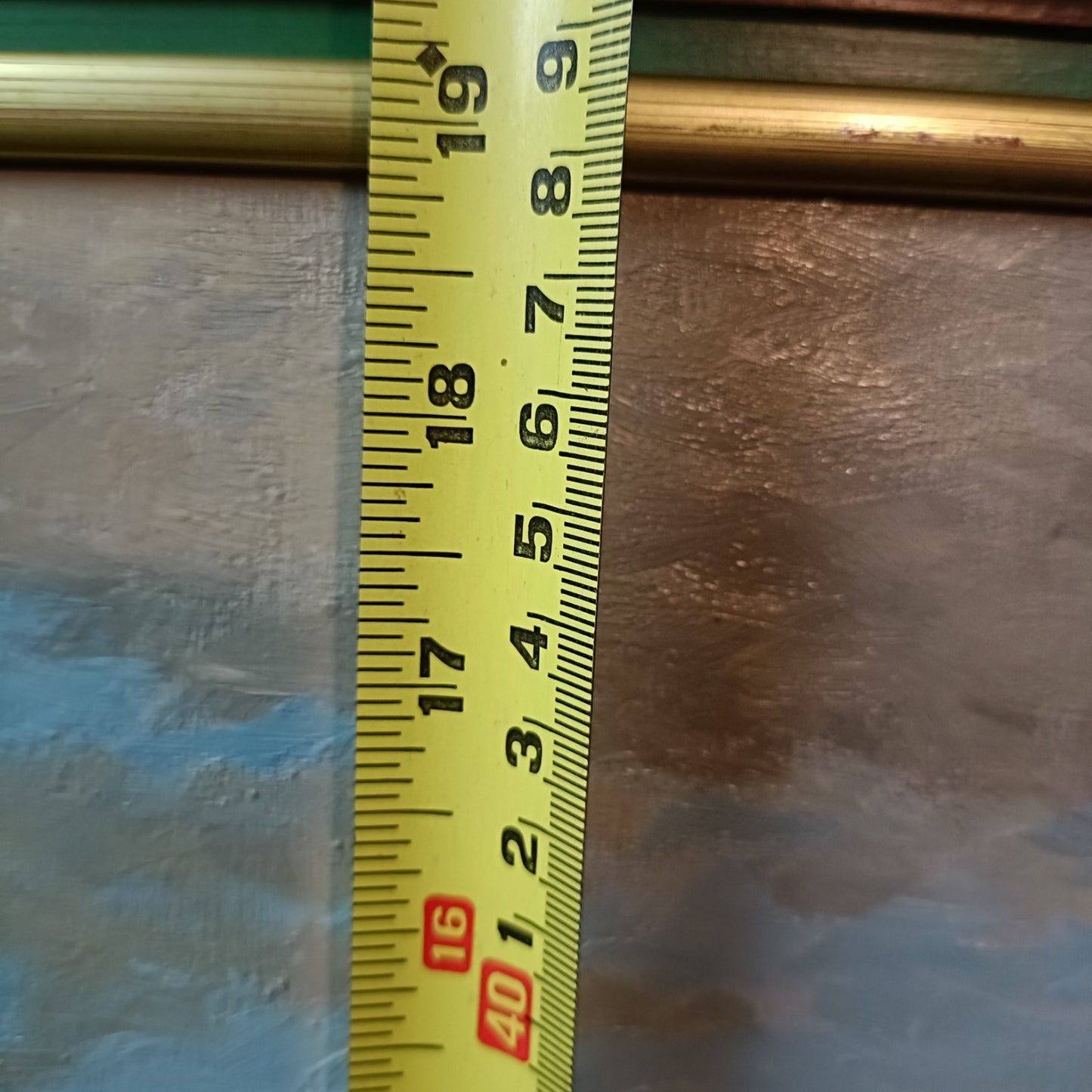 ALAN HOLTBY BROWN Original Oil Painting on board "Coverdale Abbey, Yorkshire"