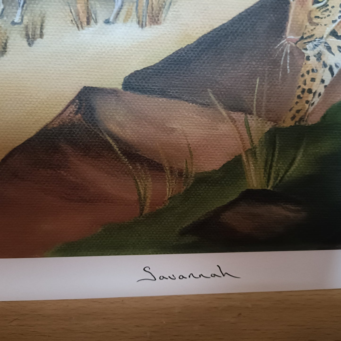 Signed Limited Edition Print "Savannah"