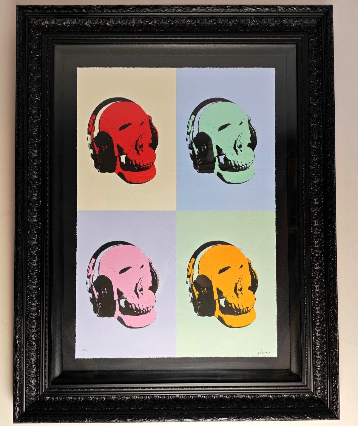 MAXIM - KEITH ANDREW PALMER Framed Signed Limited Edition "Music Lover" 46/150