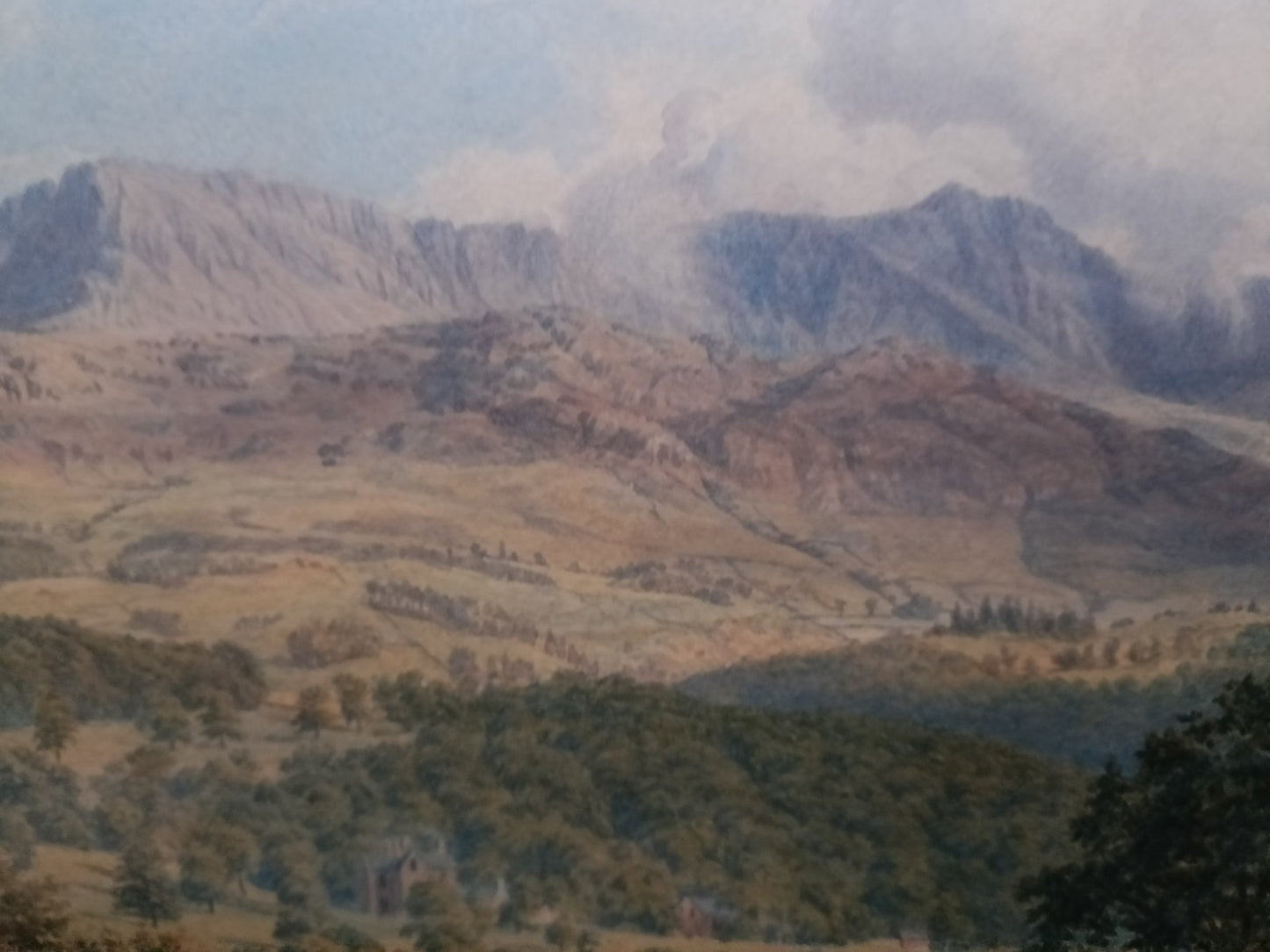 ROBERT GEORGE KELLY Original Watercolour Painting "Cader Idris (From the North)"