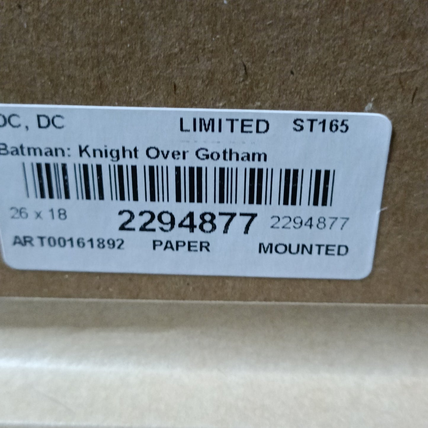 ALEX ROSS Signed Framed Limited Edition Print Batman: Knight Over Gotham 165/195