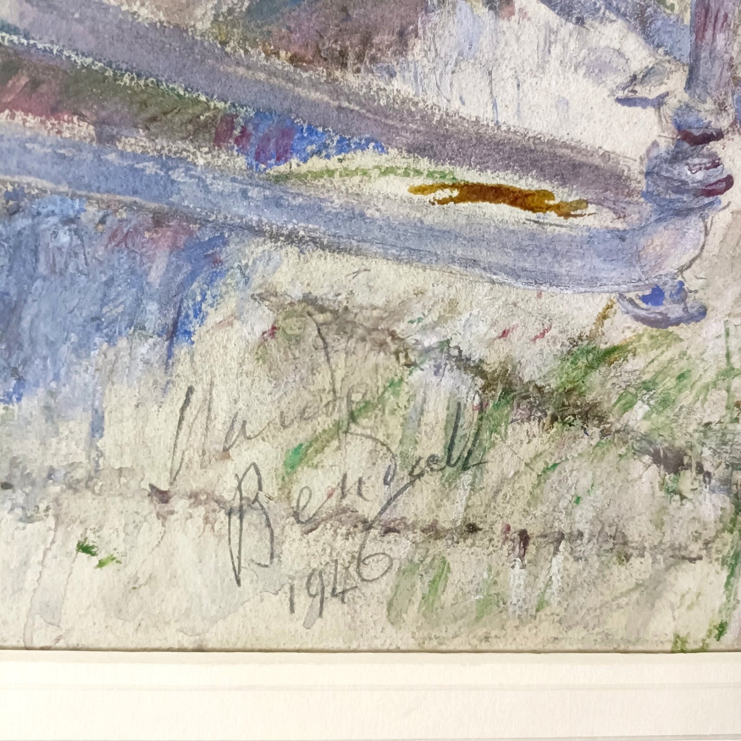 CLAUDE BENDALL (1891-1970) Original Signed Gouache Painting, "Fete Day"