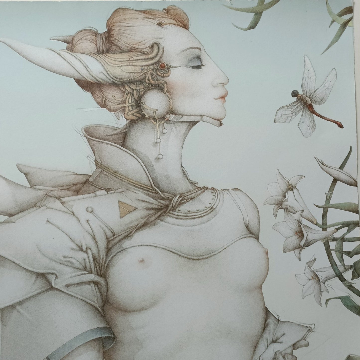 MICHAEL PARKES (B.1944) Artist Proof Fingerprinted & Signed 4/25 "Stalking"