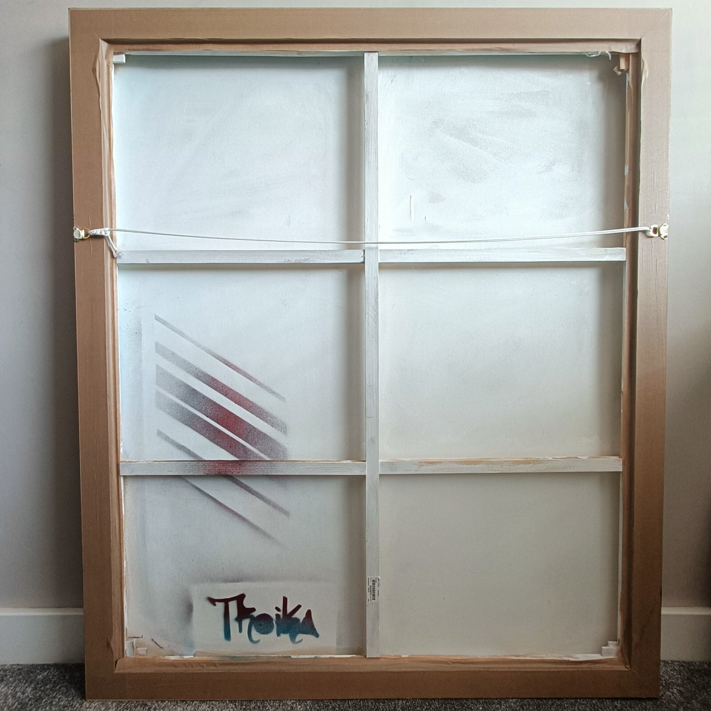 TROIKA Original Mixed Media on Canvas, "Authentic"