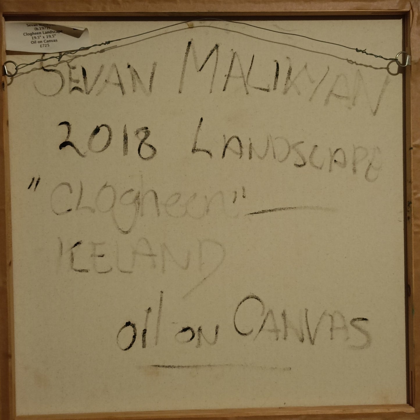 SEVAN MALIKYAN (b.1972) Framed Original oil Painting "Clogheen, Ireland"