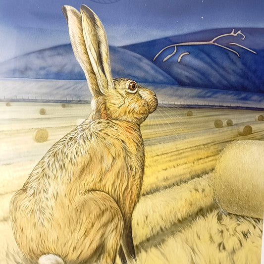 JOANNA MAY Signed Limited Edition "Star gazing Hare" 23/250